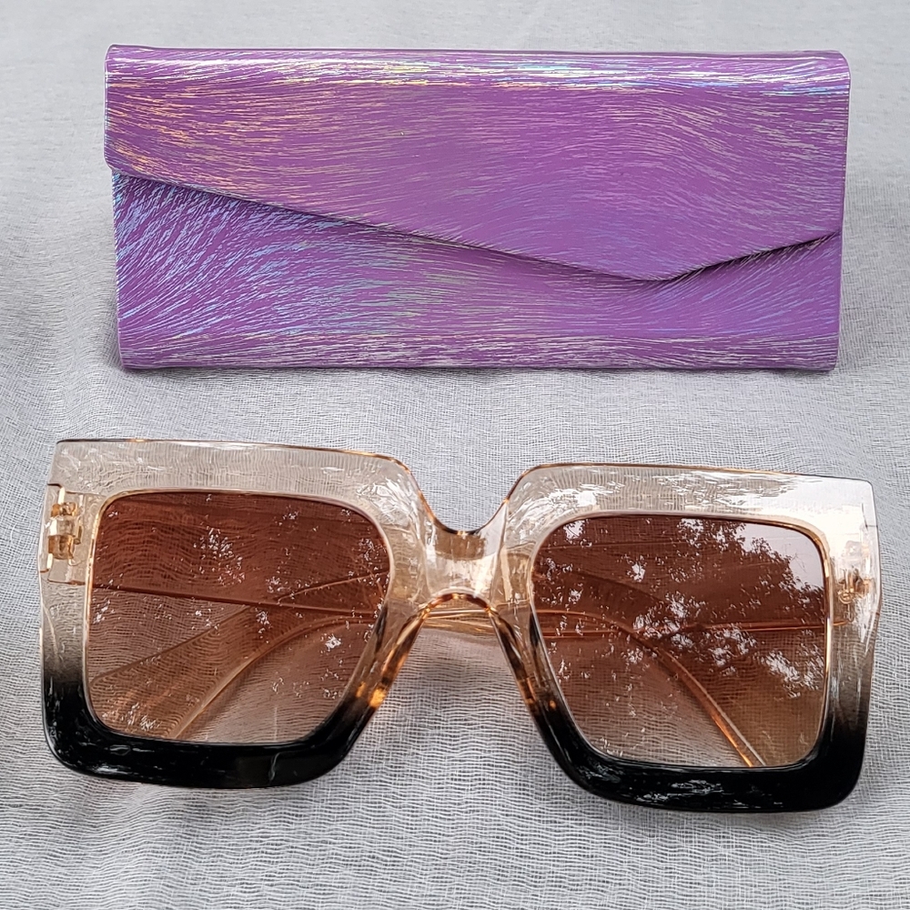Black and Brown Ombre Sunglasses
